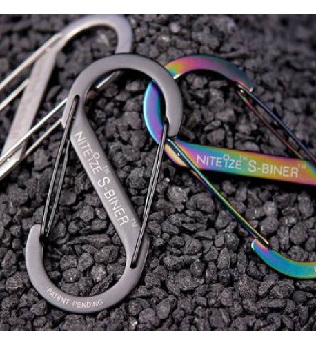 NITE IZE - Innovative Accessories - NI-SB - S-Biner Stainless Steel 