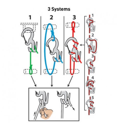 NITE IZE - Innovative Accessories - NI-C9L - Carabiner Figure 9, Large