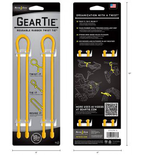 NITE IZE - Innovative Accessories - NI-GT18 - Gear Tie 46cm