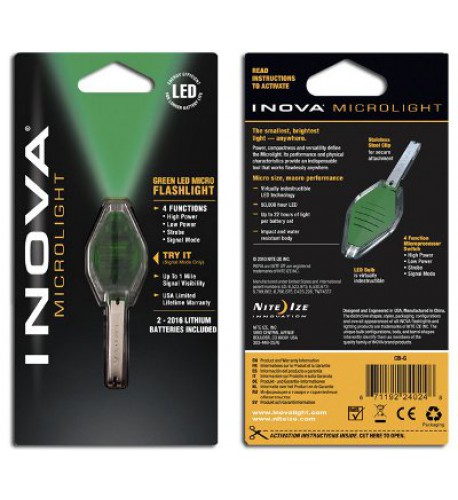 INOVA - Flashlights - IN-CB - INOVA® Microlight, clear body