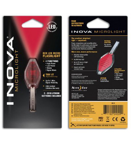 INOVA - Flashlights - IN-CB - INOVA® Microlight, clear body