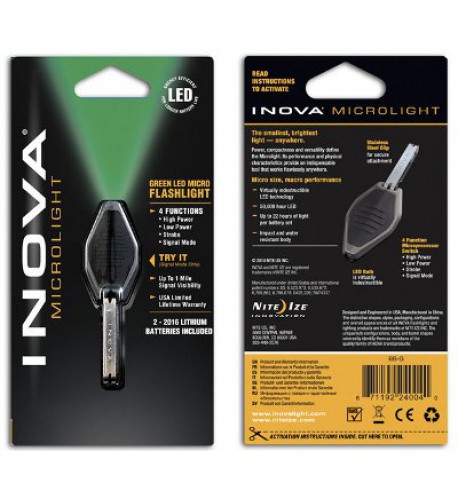 INOVA - Flashlights - IN-BB - INOVA® Microlight, black body