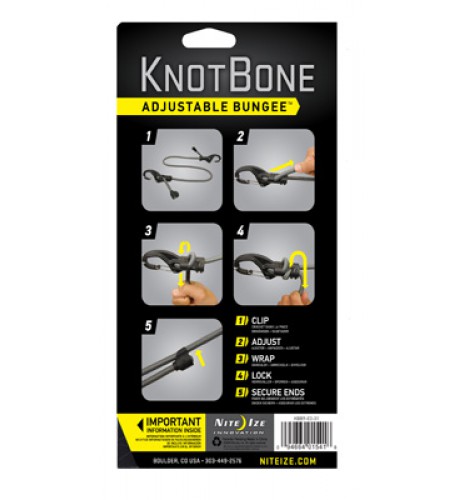 NITE IZE - Innovative Accessories - NI-KBB - KnotBone - Bungee