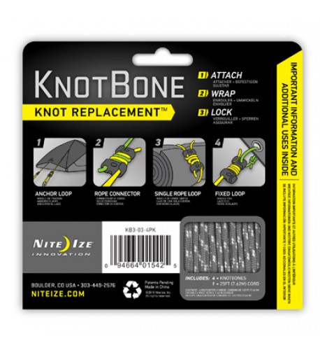 NITE IZE - Innovative Accessories - NI-KB3-03 - KnotBone 