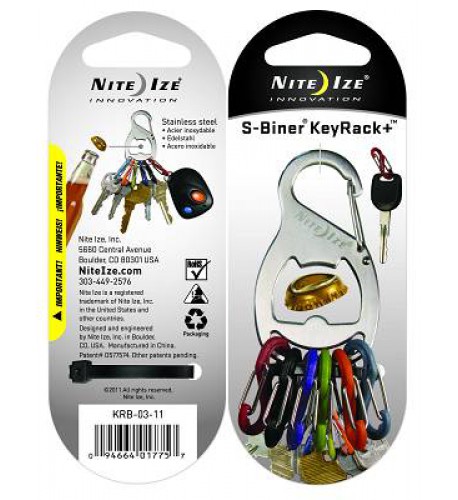 NITE IZE - Innovative Accessories - NI-KRB - S-Biner Keyrack +