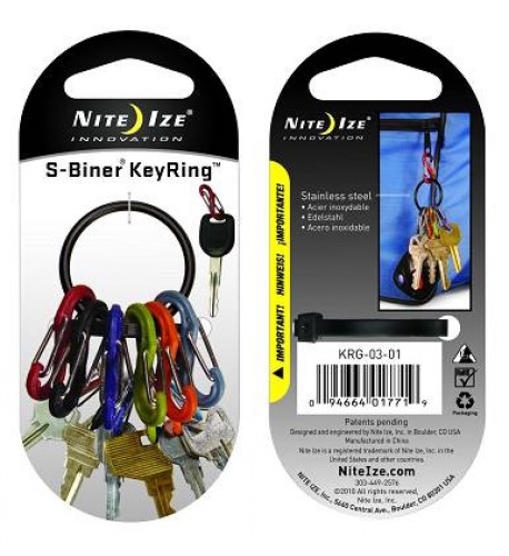 NITE IZE - Innovative Accessories - NI-KRG  - S-Biner Keyring 