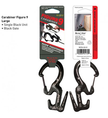 NITE IZE - Innovative Accessories - NI-C9L - Carabiner Figure 9, Large