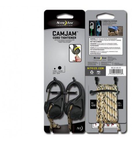 NITE IZE - Innovative Accessories - NI-NCJ-02-01 - CamJam Cord Tightener