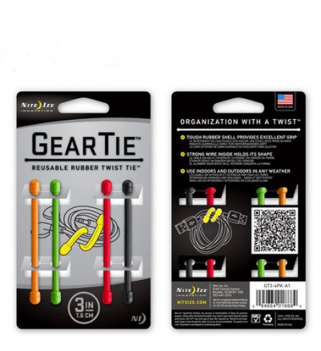 NITE IZE - Innovative Accessories - NI-GT3  - Gear Tie 8cm