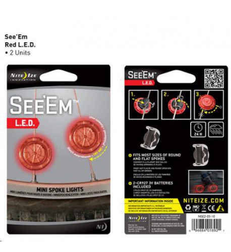 NITE IZE - Innovative Accessories - NI-NSES-03 - See´Ems Spoke Wheel Lights