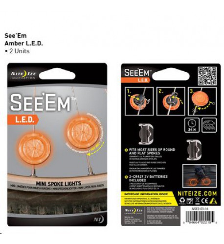 NITE IZE - Innovative Accessories - NI-NSES-03 - See´Ems Spoke Wheel Lights