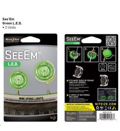 NITE IZE - Innovative Accessories - NI-NSES-03 - See´Ems Spoke Wheel Lights