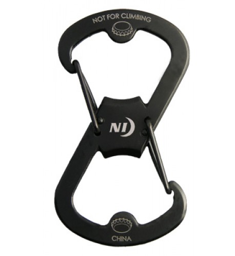 NITE IZE - Innovative Accessories - NI-SBO - S-Biner Ahhh... - Schlüsselanhänger mit Flaschenöffner