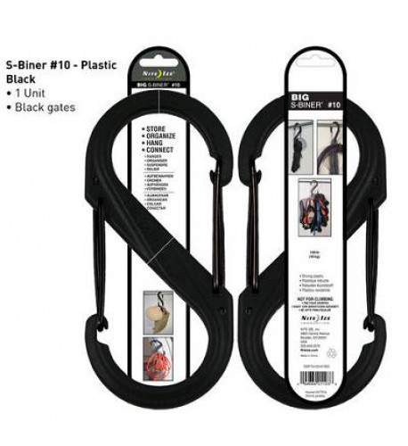 NITE IZE - Innovative Accessories - NI-SBP10 - S-Biner Kunststoff Größe 10