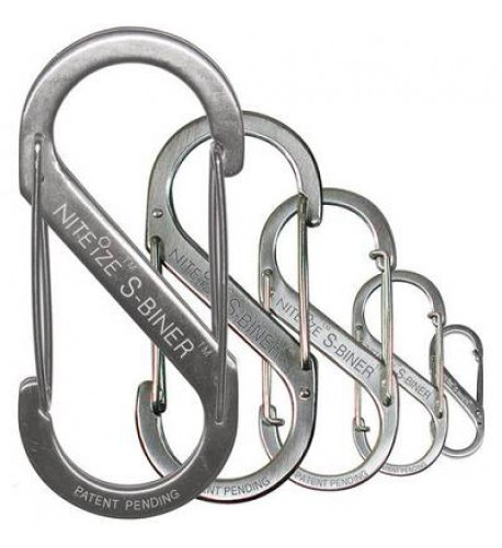 NITE IZE - Innovative Accessories - NI-SB - S-Biner Stainless Steel 