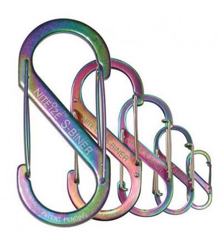 NITE IZE - Innovative Accessories - NI-SB - S-Biner Stainless Steel 
