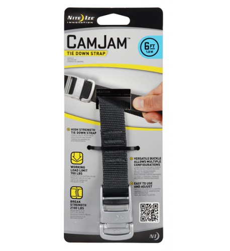 NITE IZE - Innovative Accessories - NI-CJW - CamJam Tie Down Strap