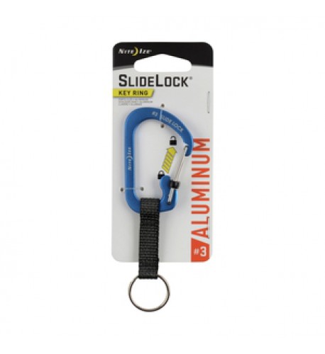 NITE IZE - Innovative Accessories - NI-CSLAW3 - SlideLock Key Ring Aluminum