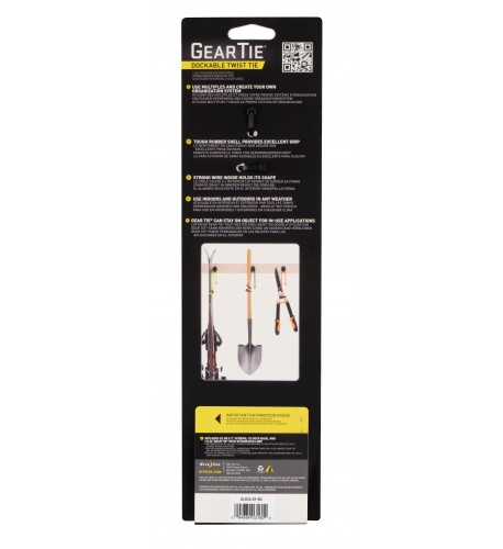 NITE IZE - Innovative Accessories - NI-Gear Tie Dockable Twist Tie - Gear Tie Dockable Twist Tie