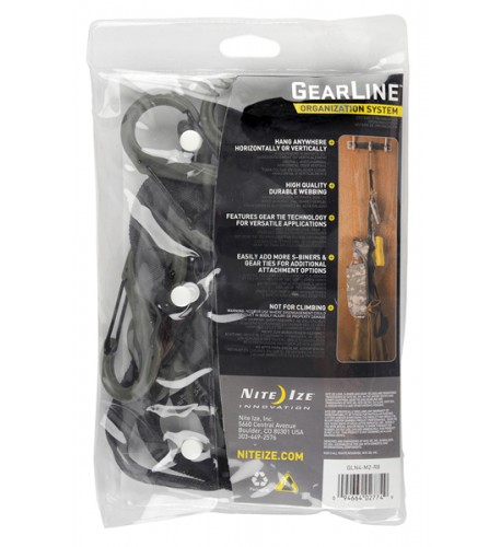 NITE IZE - Innovative Accessories - NI-GLN - GearLine Organization System