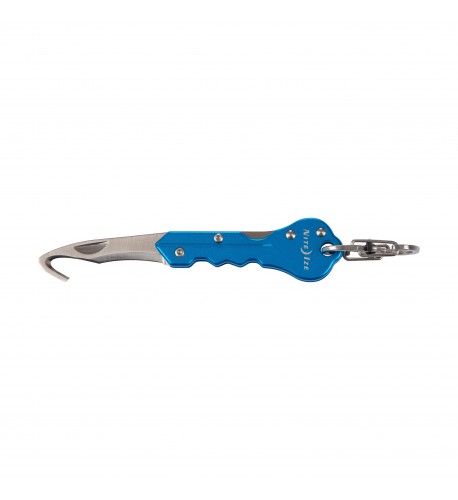 NITE IZE - Innovative Accessories - NI-KMTC-03-R7 - DoohicKey Key Chain Hook Knife, blue