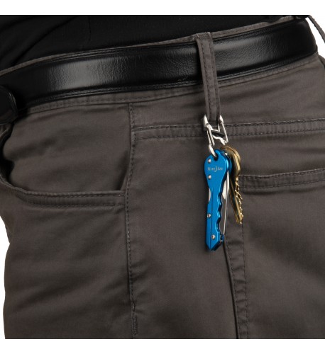 NITE IZE - Innovative Accessories - NI-KMTC-03-R7 - DoohicKey Key Chain Hook Knife, blue