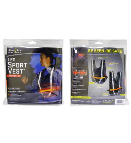 NITE IZE - Innovative Accessories - NI-NRV-08-10 - L.E.D. Sport Vest