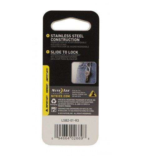NITE IZE - Innovative Accessories - NI-LSB - S-Biner Slidelock