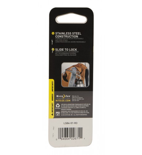 NITE IZE - Innovative Accessories - NI-LSB - S-Biner Slidelock