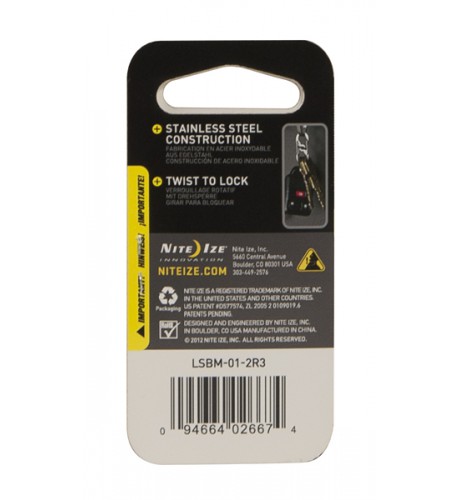 NITE IZE - Innovative Accessories - NI-LSB - S-Biner Slidelock