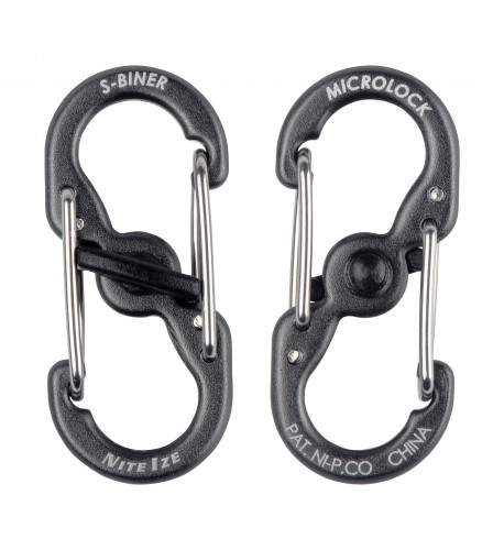 NITE IZE - Innovative Accessories - NI-LSBMA - S-Biner MicroLock Aluminum
