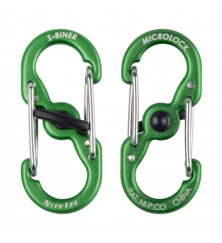 NITE IZE - Innovative Accessories - NI-LSBMA - S-Biner MicroLock Aluminum