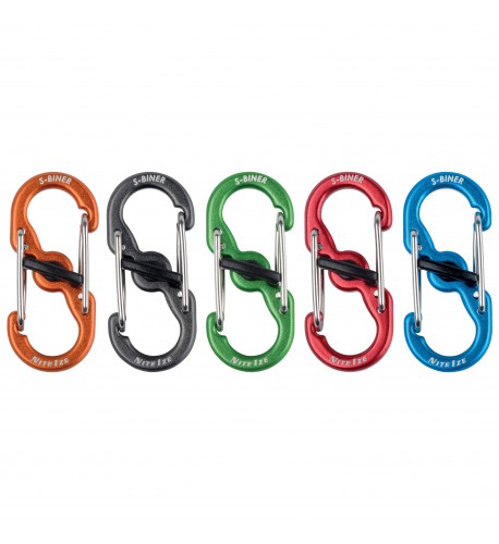 NITE IZE - Innovative Accessories - NI-LSBMA - S-Biner MicroLock Aluminum