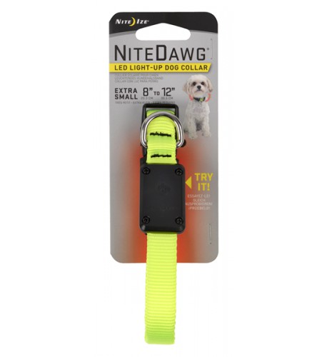 NITE IZE - Innovative Accessories - NI-NiteDawg XS - NiteDawg XS LED Dog Collar