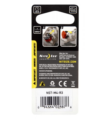 NITE IZE - Innovative Accessories - NI-NST - ShoeLit, L.E.D. Light for Shoes