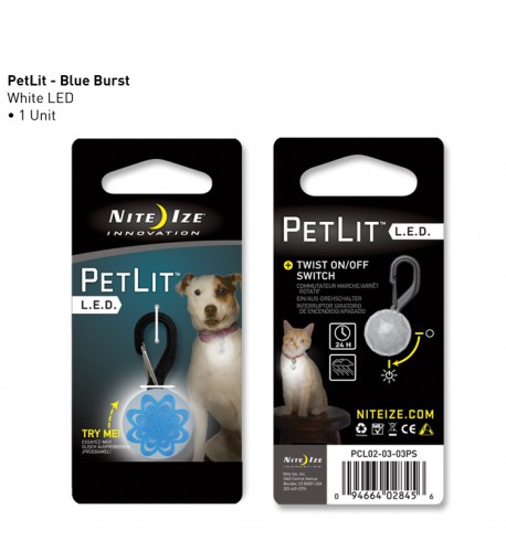 NITE IZE - Innovative Accessories - NI-PCL-03-10 - PetLit LED Collar Light
