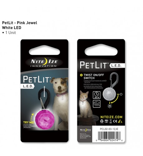 NITE IZE - Innovative Accessories - NI-PCL-03-10 - PetLit LED Collar Light