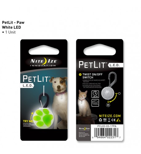 NITE IZE - Innovative Accessories - NI-PCL-03-10 - PetLit LED Collar Light