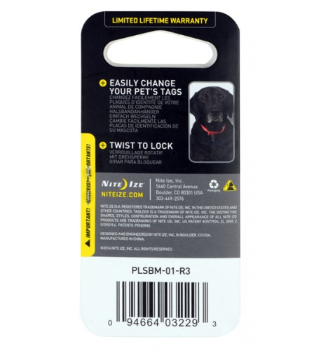 NITE IZE - Innovative Accessories - NI-PLSBM - S-Biner TagLock