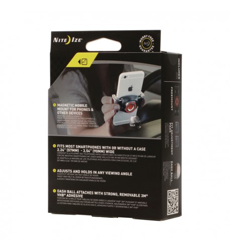 NITE IZE - Innovative Accessories - NI-STFD-01-R8 - Steelie FreeMount Car Mount Kit