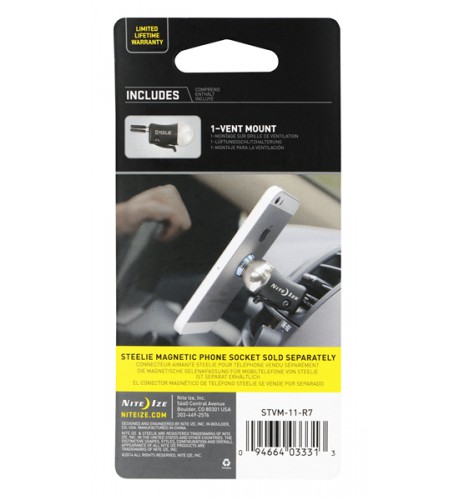 NITE IZE - Innovative Accessories - NI-STVM-11-R7 - Steelie Vent Mount Component