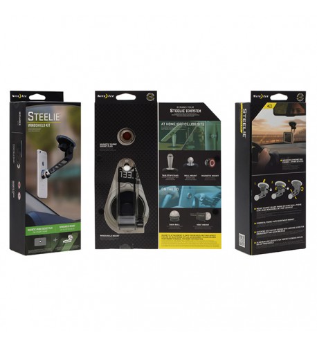 NITE IZE - Innovative Accessories - NI-STWSK-01-R8 - Steelie Windshield Mount Kit
