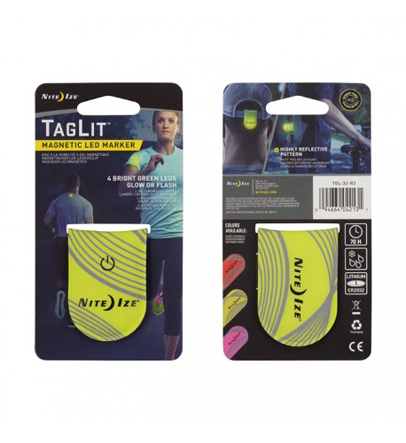 NITE IZE - Innovative Accessories - NI-TGL - TagLit Magnetic LED Marker