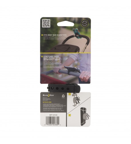NITE IZE - Innovative Accessories - NI-WPT-09-R3 - Wraptor™ Rotating Smartphone Bar Mount